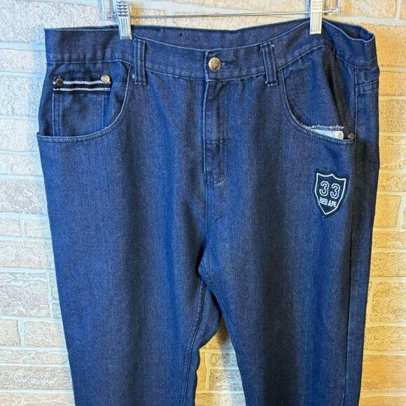 Mens Red Ape Y2K Baggy Style Jeans Size 44 - Picture 1 of 7
